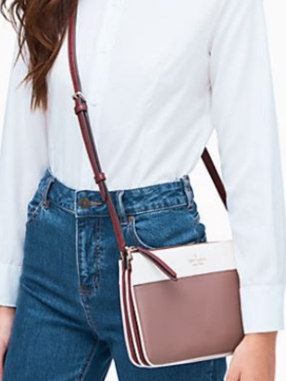 Kate Spade Jackson Colorblock Triple Gusset Crossbody Bag